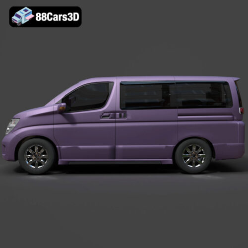 Nissan Elgrand 3D Model - Gallery Image 1 Nissan Elgrand 3D Model