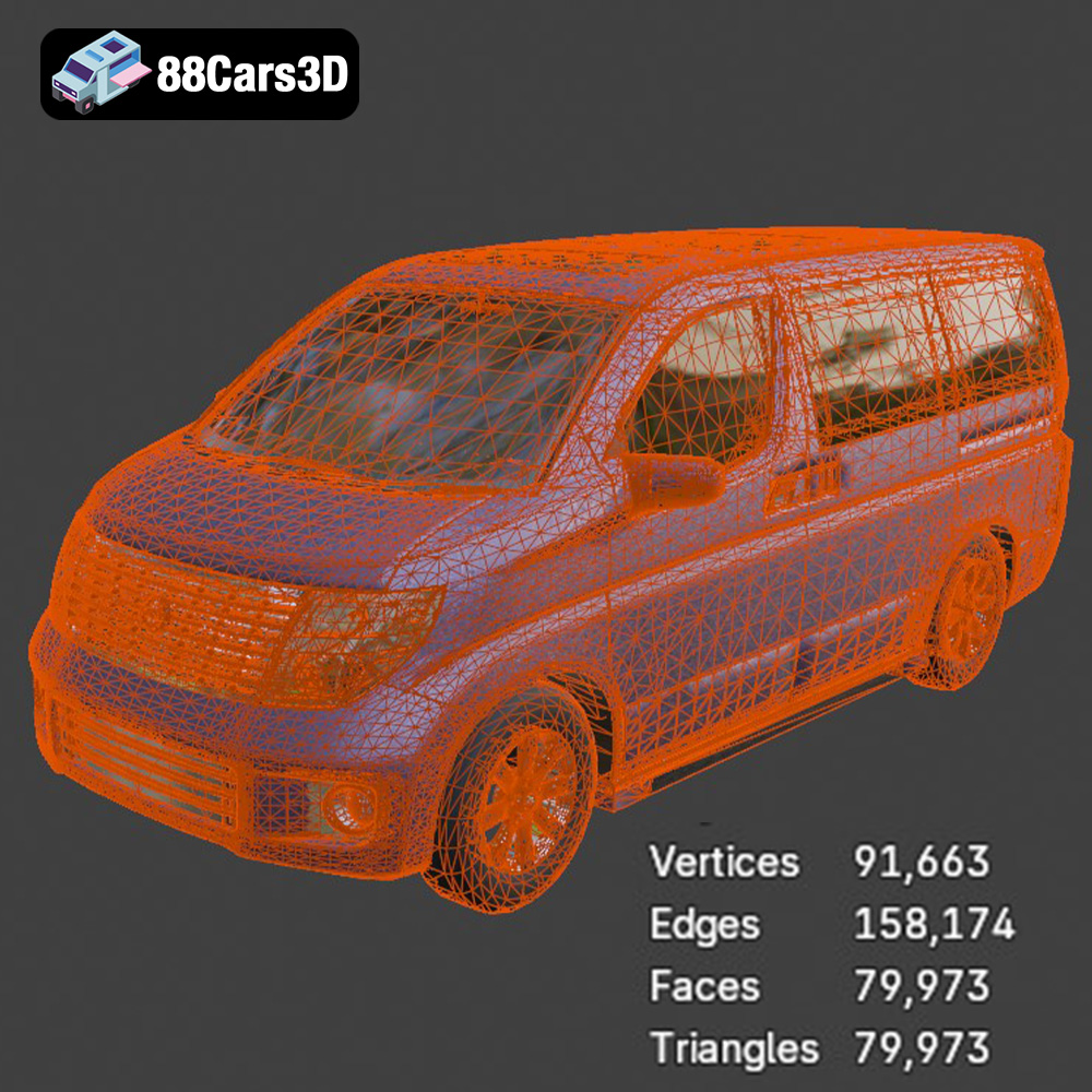 Nissan Elgrand 3D Model