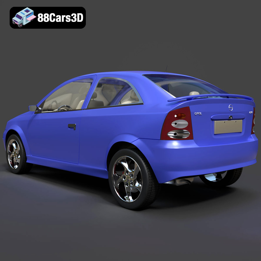 Opel Astra 2008 3D Model