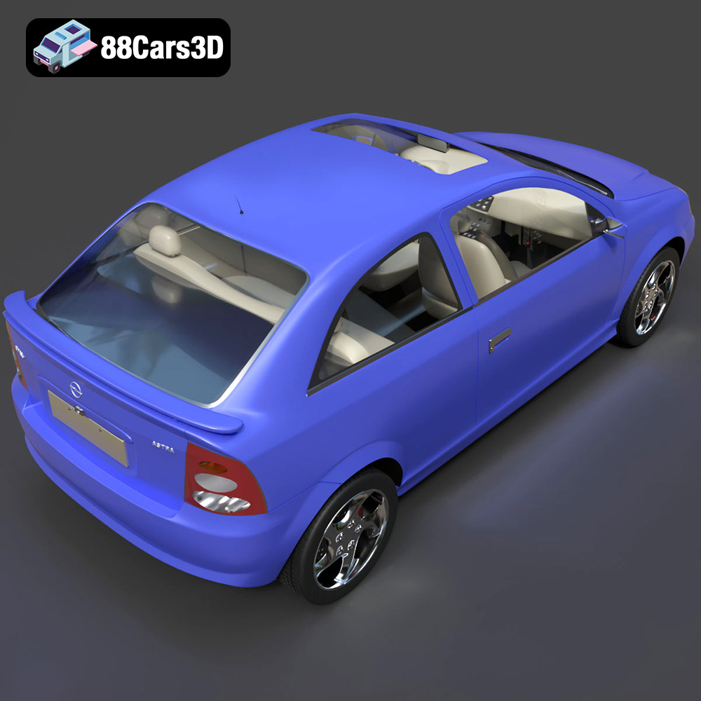 Opel Astra 2008 3D Model