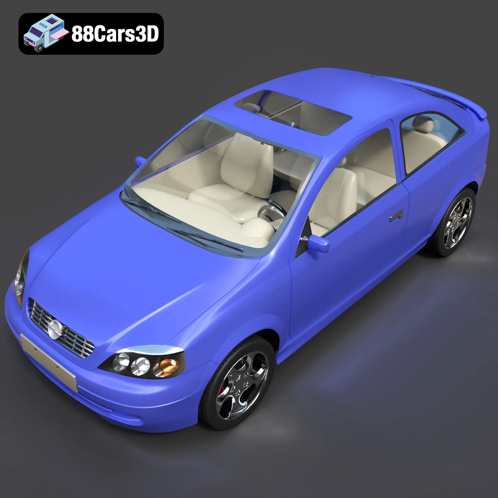 Opel Astra 2008 3D Model