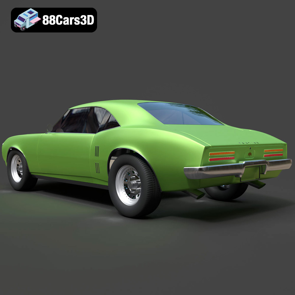 Pontiac Firebird 1998 3D Model