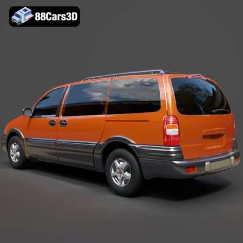 Pontiac Montana 1998 3D Model - Gallery Image 1 Pontiac Montana 1998 3D Model