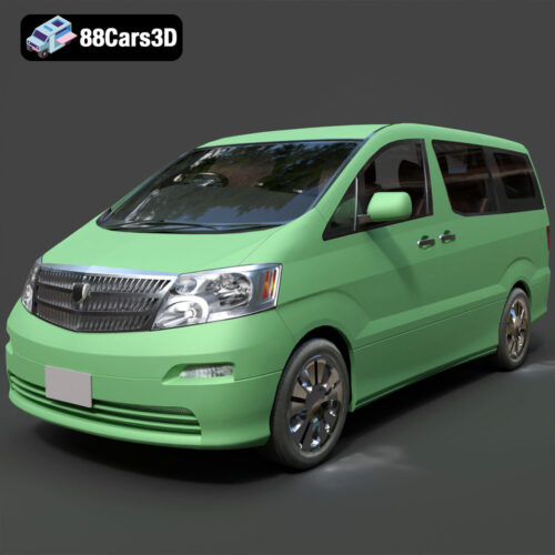 Toyota Alphard 3D Model - Main Image Toyota Alphard 3D Model