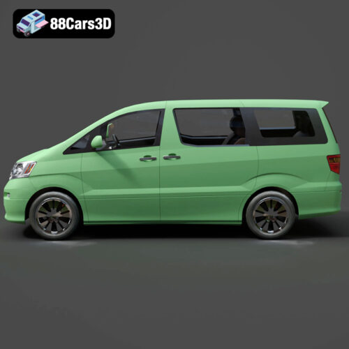 Toyota Alphard 3D Model - Gallery Image 6 Toyota Alphard 3D Model