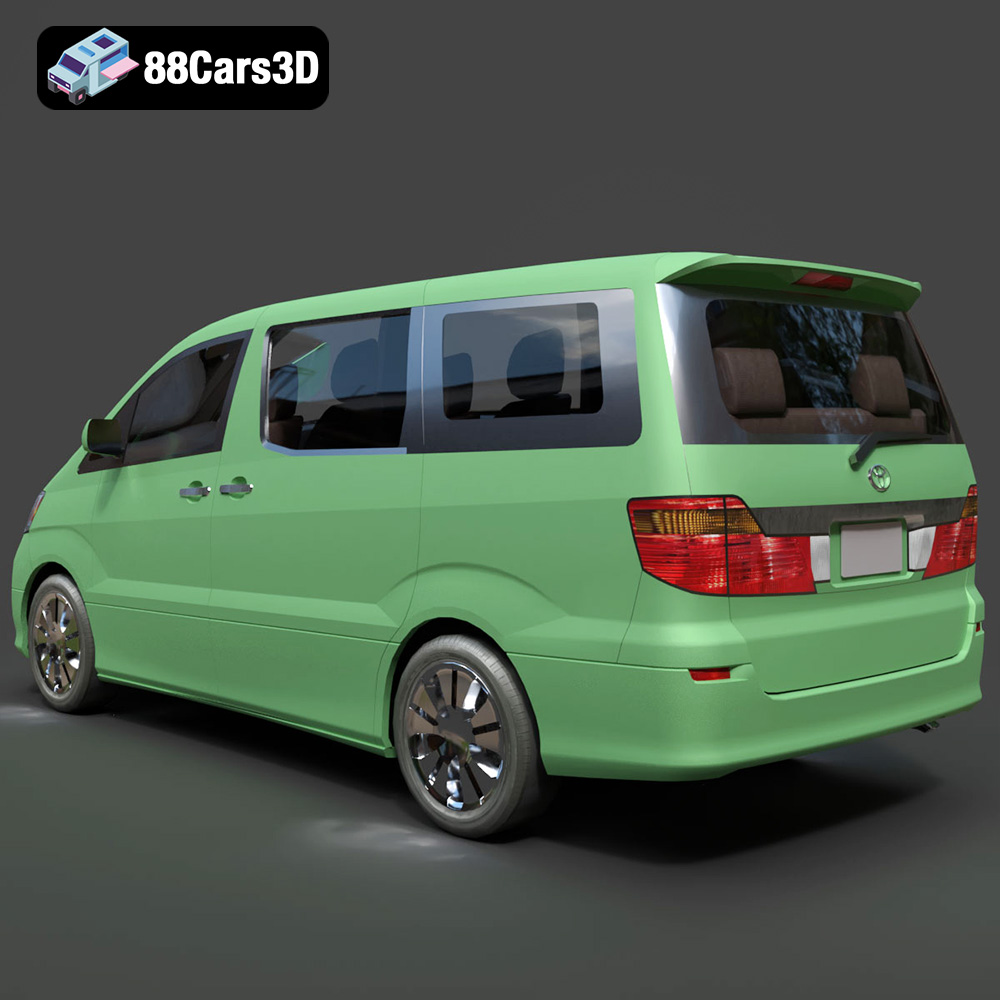 Toyota Alphard 3D Model