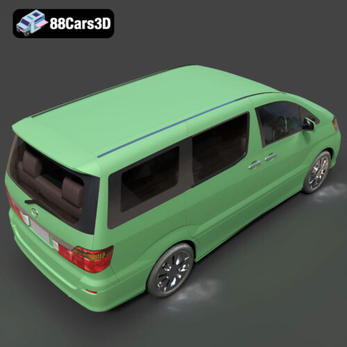 Toyota Alphard 3D Model - Gallery Image 7 Toyota Alphard 3D Model