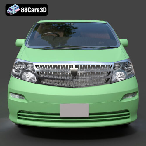 Toyota Alphard 3D Model - Gallery Image 4 Toyota Alphard 3D Model