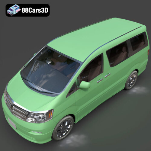 Toyota Alphard 3D Model - Gallery Image 2 Toyota Alphard 3D Model