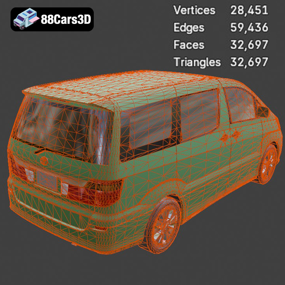 Toyota Alphard 3D Model