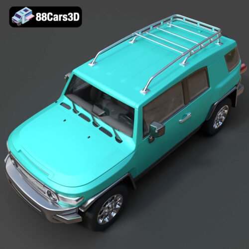 Toyota FJ Cruiser 2011 3D Model 3D Printable STL