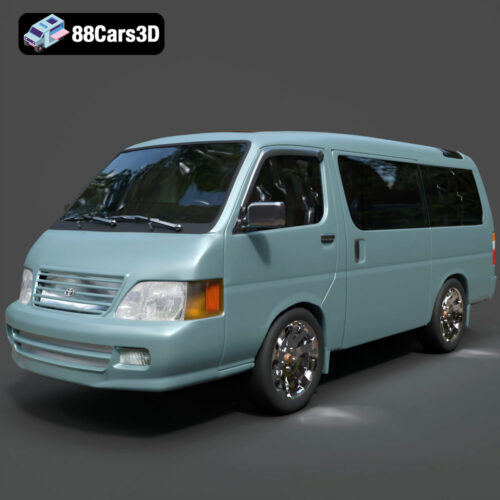 Toyota Hiace 3D Model - Main Image Toyota Hiace 3D Model
