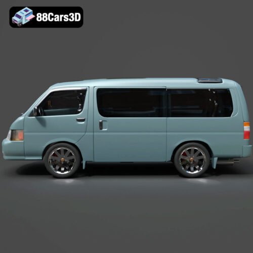 Toyota Hiace 3D Model - Gallery Image 1 Toyota Hiace 3D Model