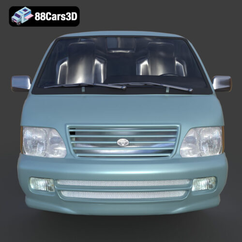 Toyota Hiace 3D Model - Gallery Image 6 Toyota Hiace 3D Model