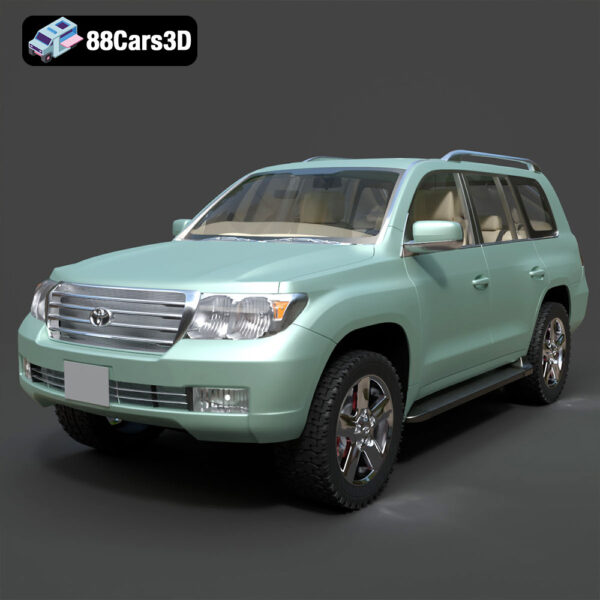 Toyota Land Cruiser 200 2008-001 Toyota Land Cruiser 200 2008 3D Model