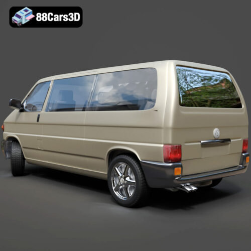 Volkswagen Caravelle 2020 3D Model