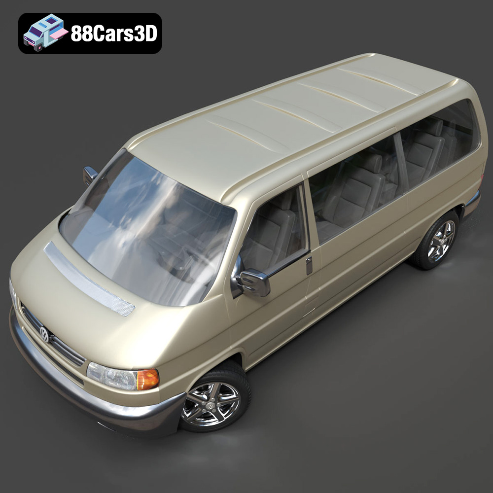 Volkswagen Caravelle 2020 3D Model