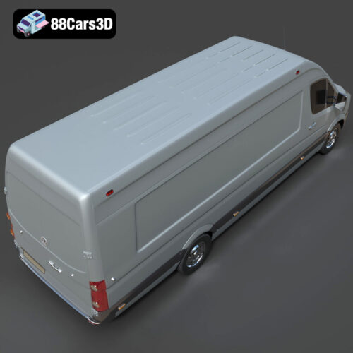 Volkswagen Crafter 2020 3D Model - Gallery Image 2 Volkswagen Crafter 2020 3D Model