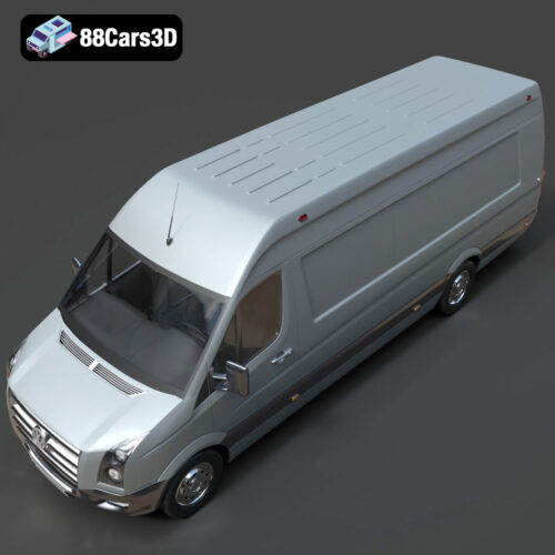 Volkswagen Crafter 2020 3D Model - Gallery Image 1 Volkswagen Crafter 2020 3D Model