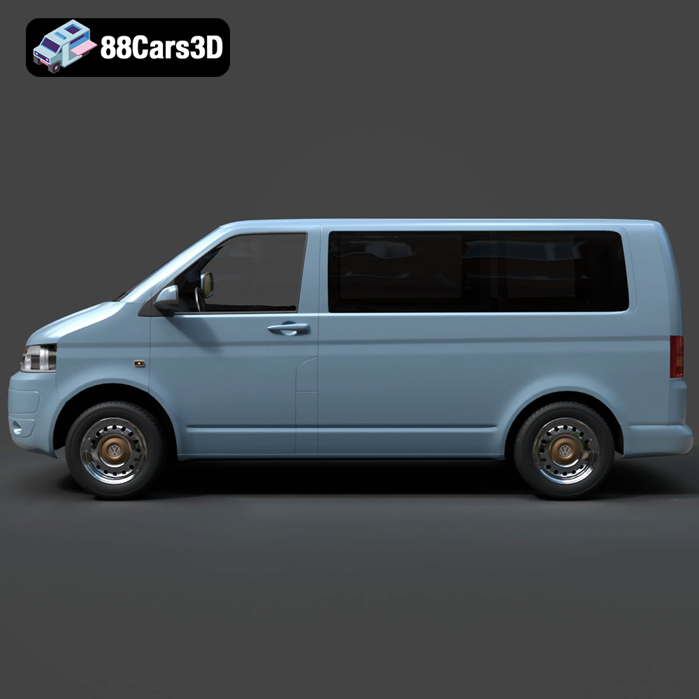Volkswagen Transporter T5 FL 2010 3D Model