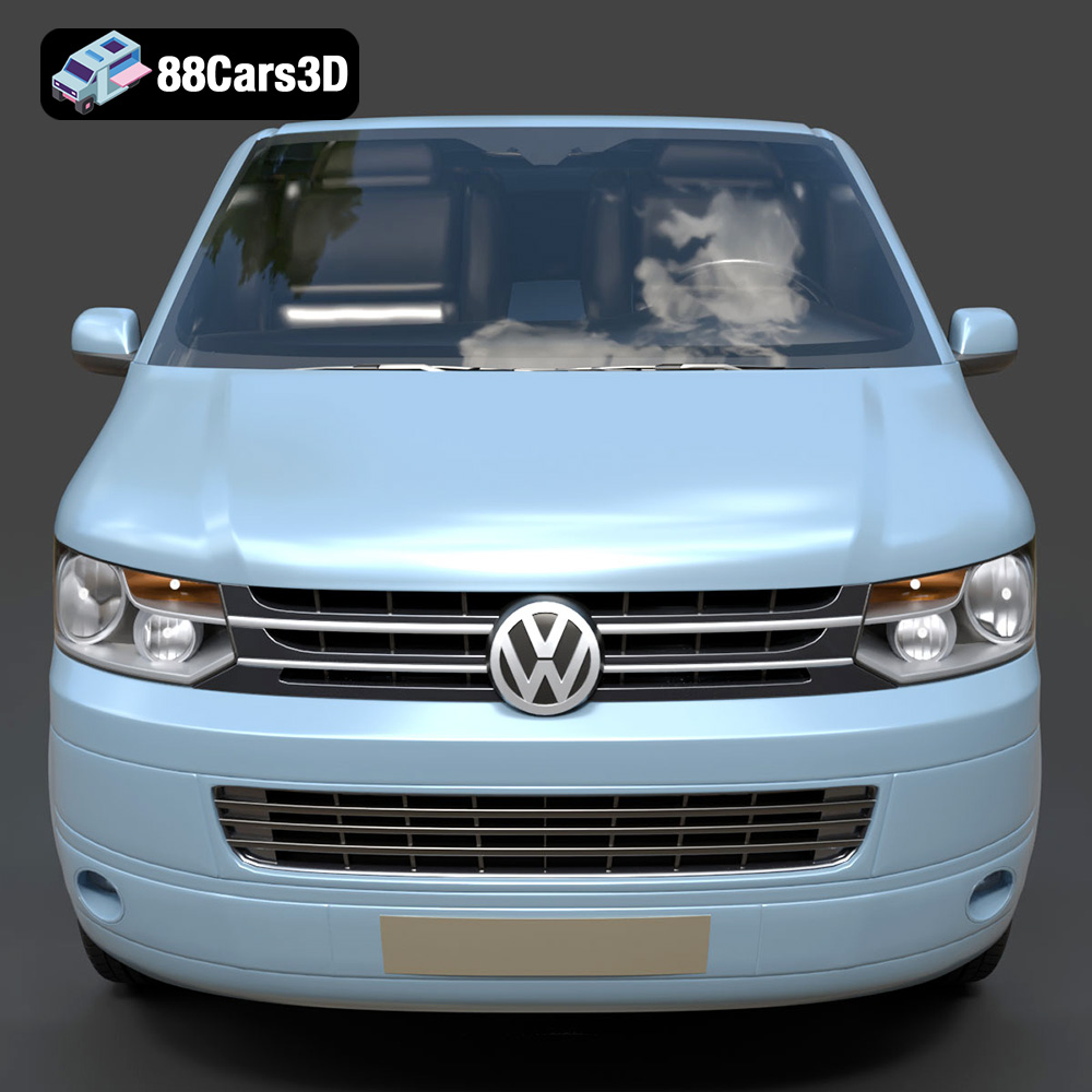 Volkswagen Transporter T5 FL 2010 3D Model
