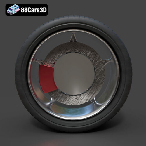 Wheel-001 Component 3D Model