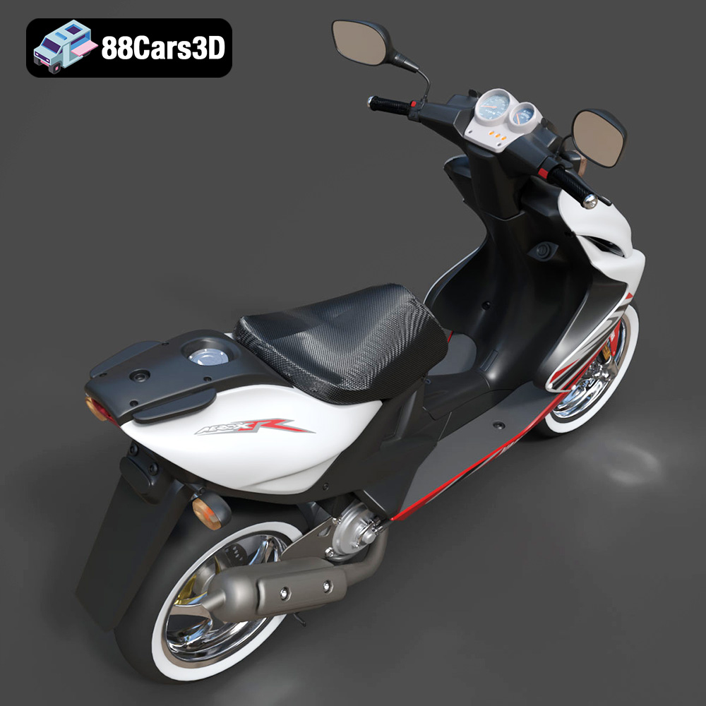 Yamaha Aerox R-002 2024 3D Model