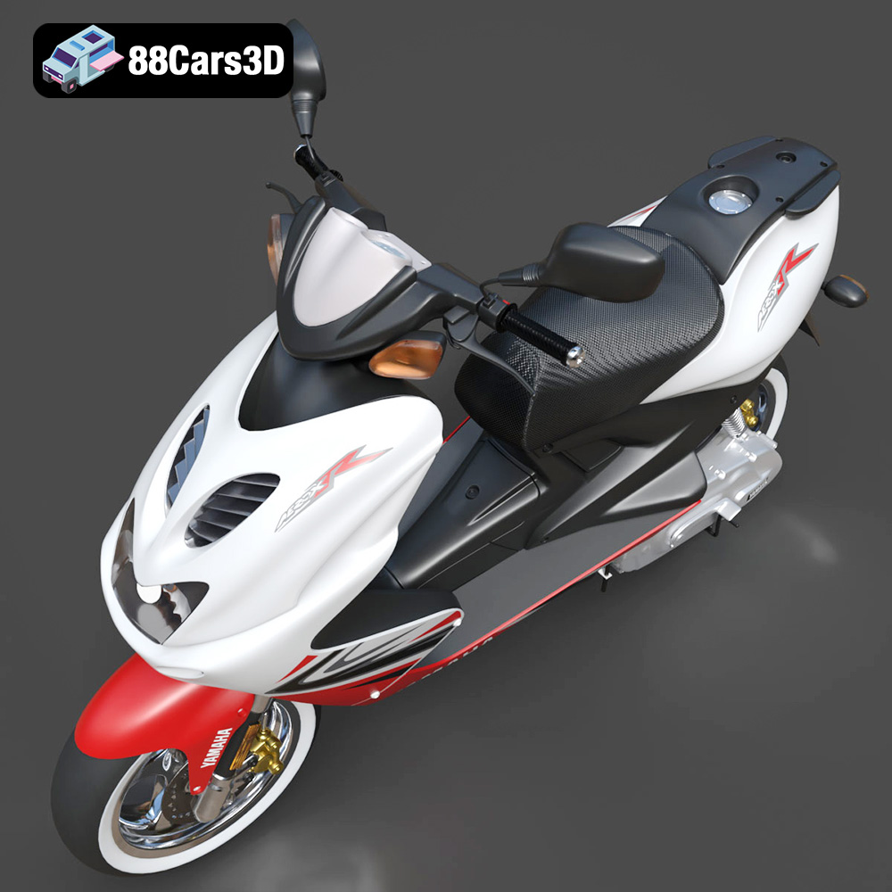 Yamaha Aerox R-002 2024 3D Model
