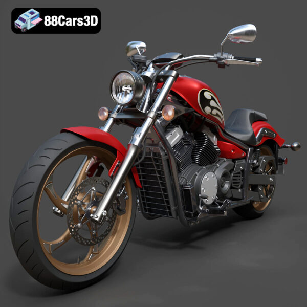Yamaha Stryker 2012 3D Model