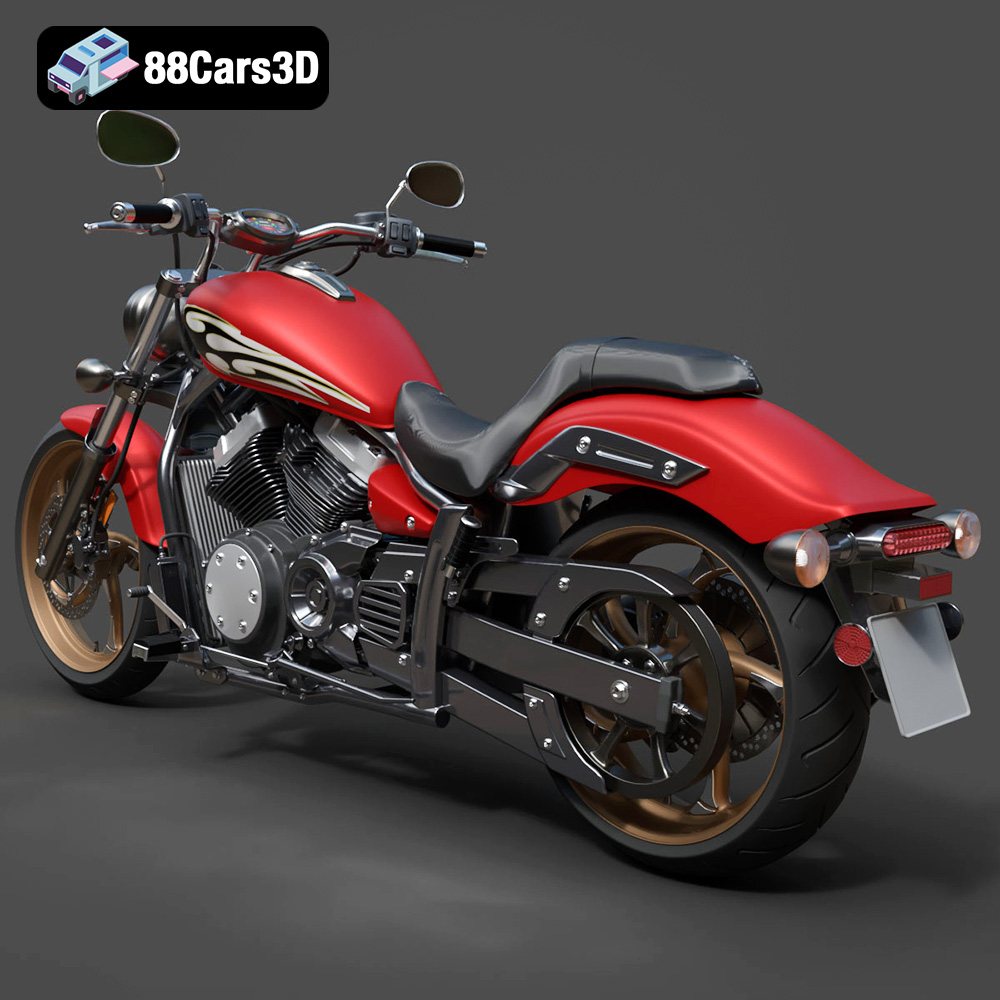 Yamaha Stryker 2012 3D Model