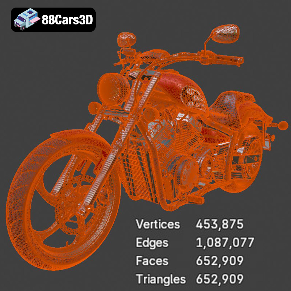 Yamaha Stryker 2012 3D Model