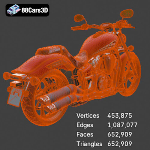 Yamaha Stryker 2012 3D Model