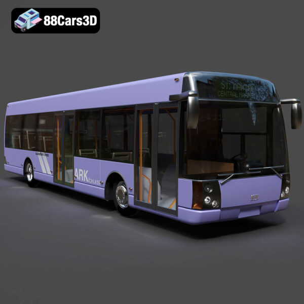 ARK Bus 12 Suburban Liner-005 ARKbus 12 Suburban Liner 3D Model