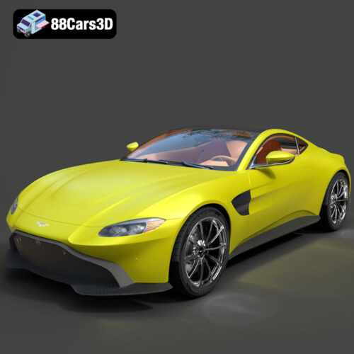 Aston Martin Vantage 2019 3D Model