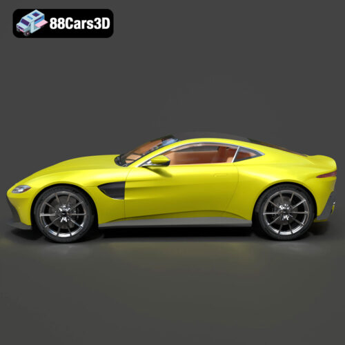 Aston Martin Vantage 2019 3D Model