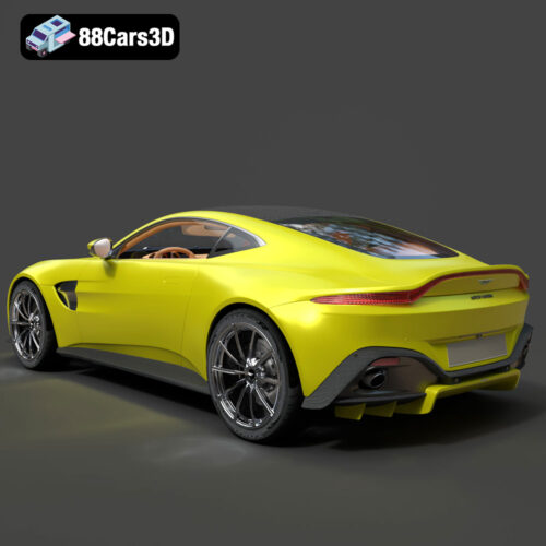 Aston Martin Vantage 2019 3D Model