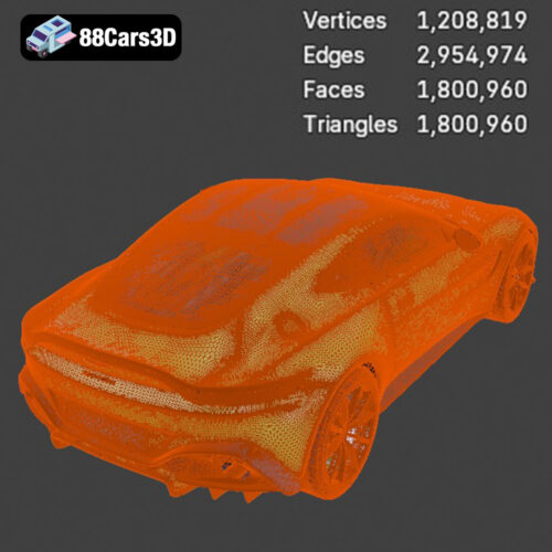 Aston Martin Vantage 2019 3D Model