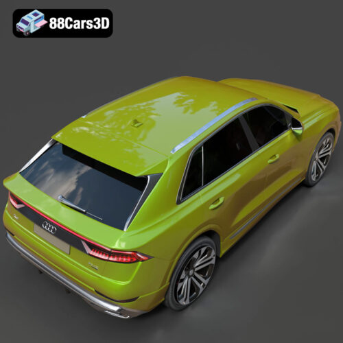 Audi Q8 2019 3D Model