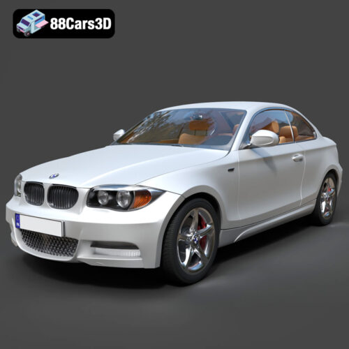 BMW 1 Series Coupe 2009 3D Model