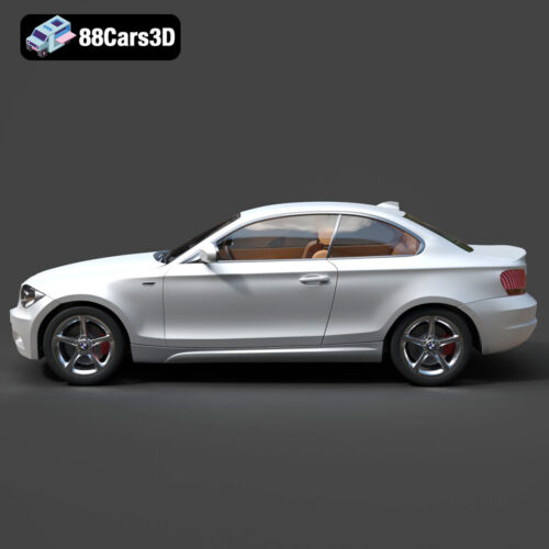 BMW 1 Series Coupe 2009 3D Model