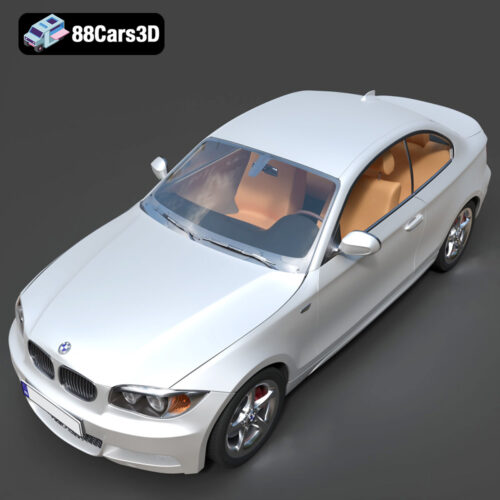 BMW 1 Series Coupe 2009 3D Model