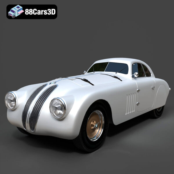 BMW 328 Mille Miglia Touring Coupe-001 BMW 328 Mille Miglia Touring Coupe 3D Model
