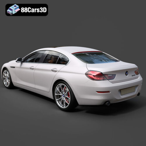 BMW 6 Series Gran Coupe (F06) 2015 3D Model