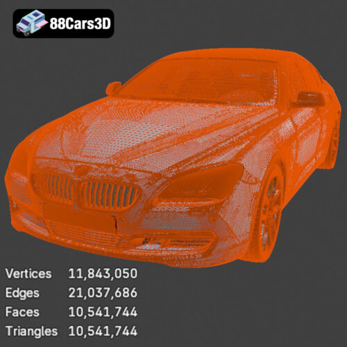 BMW 6 Series Gran Coupe (F06) 2015 3D Model