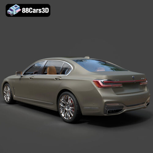 BMW 7 Series Le 2020 3D Model
