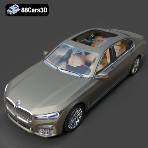 BMW 7 Series Le 2020 3D Model