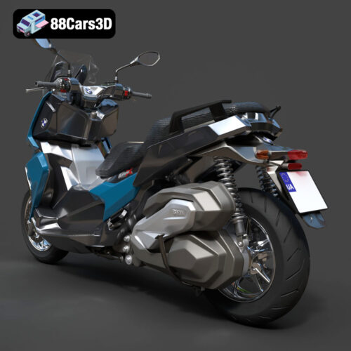 BMW_C_400_X_2018-003 BMW C 400 X 2018 3D Model