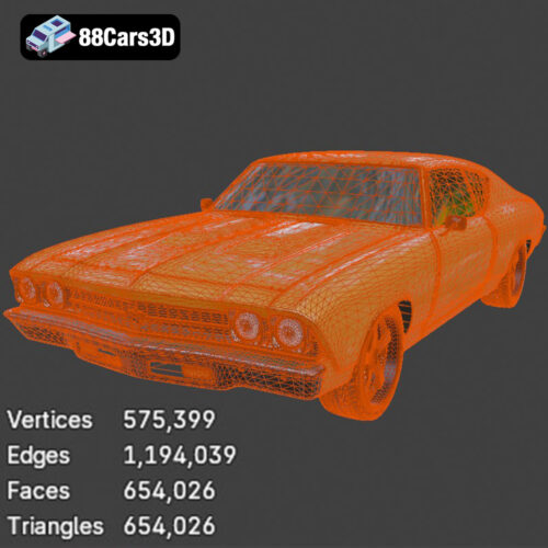 Chevrolet Chevelle SS 1969 3D Model
