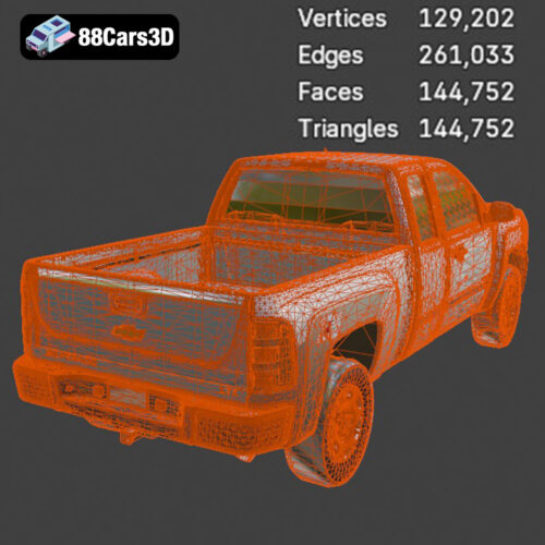 Chevrolet Silverado 2500HD 2010 3D Model