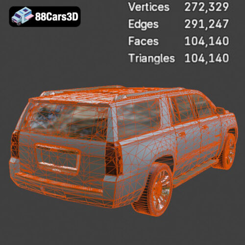 Chevrolet Suburban-008 Chevrolet Suburban 3D Model